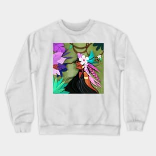 Pink Feathers Crewneck Sweatshirt